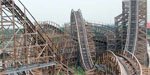 China's Fireball Wood Coaster Video!