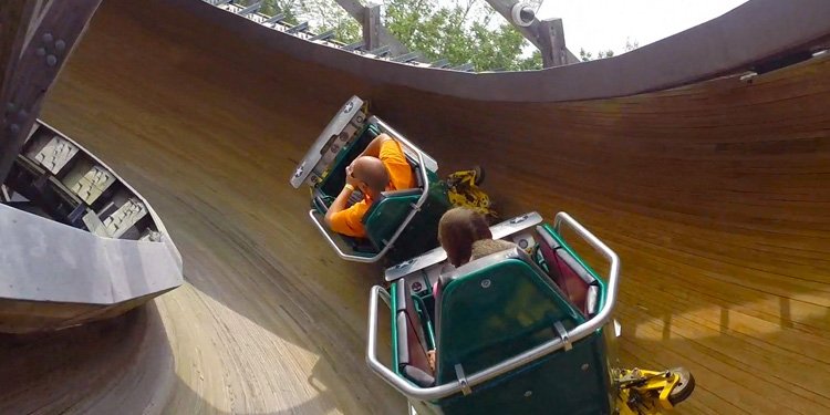 Knoebels Flying Turns POV!