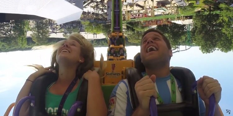 Joker Chaos Coaster Media Day--with POV Video!