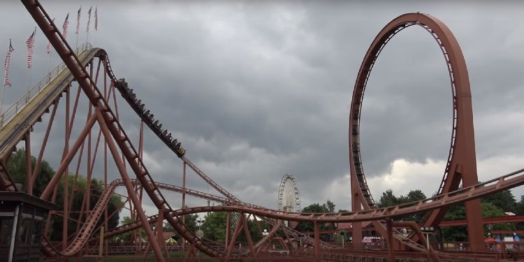 POV Video of Slagharen's Looping Star!