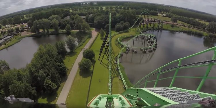 NEW 4K POV Video of Goliath at Walibi!