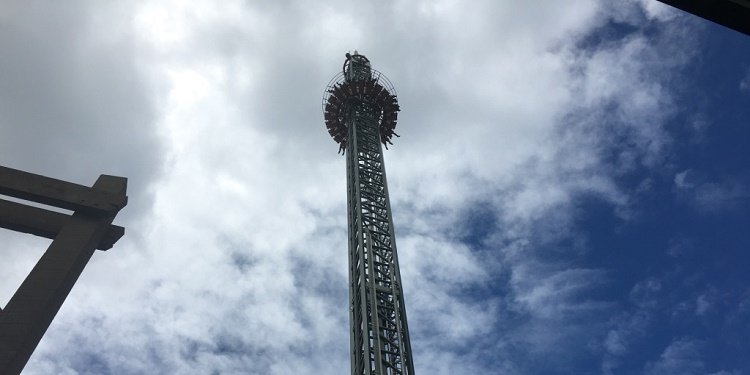 Media Day for Drop Line at Dollywood!