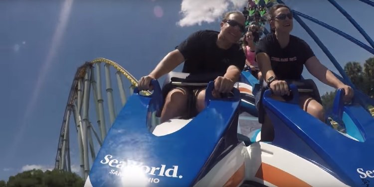 POV of SeaWorld San Antonio's Wave Breaker!