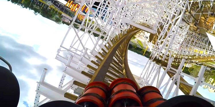 POV Video of Mine Blower at Fun Spot America!