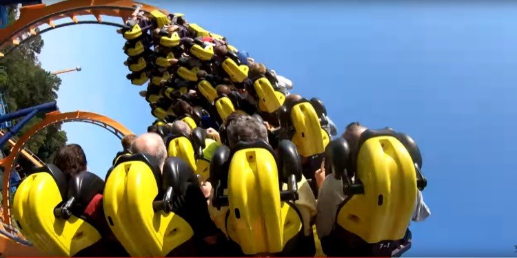 Backseat POV of Dominator at Kings Dominion!