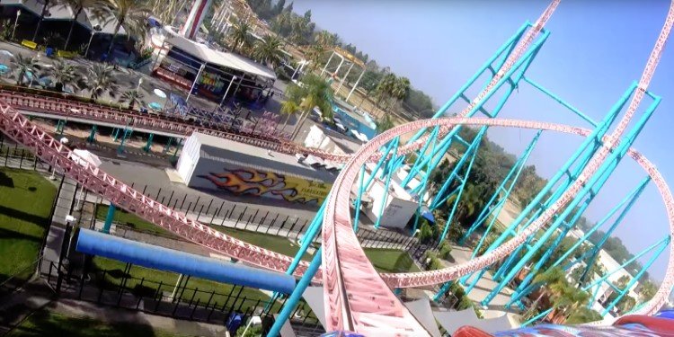 POV Video of Knott's Xcelerator!