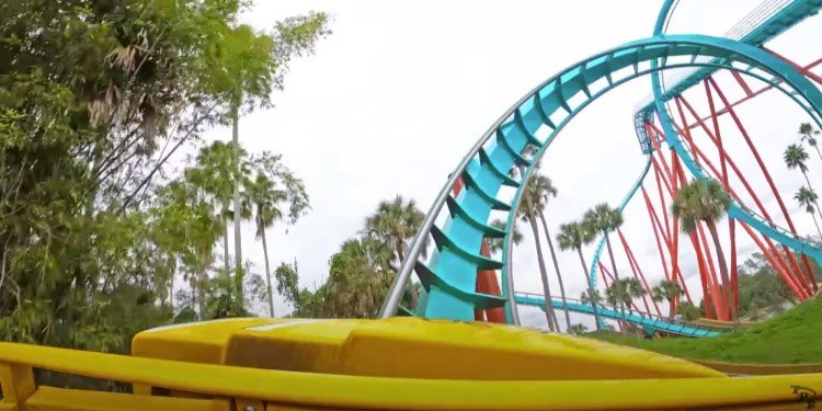 POV Video of Kumba at Busch Gardens Tampa!