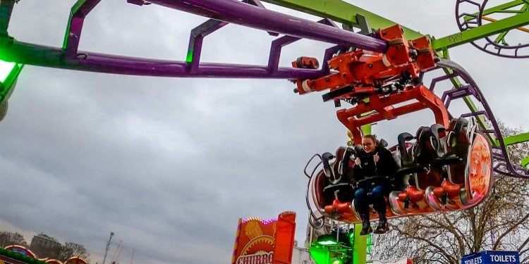 Weird Suspended Traveling Coaster Video!