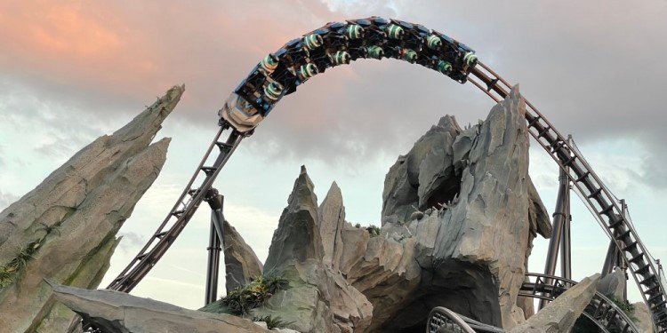 Testing Photos of Jurassic World VelociCoaster!