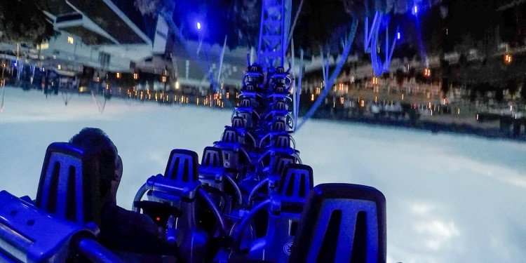 Backseat POV Video of Blue Fire!