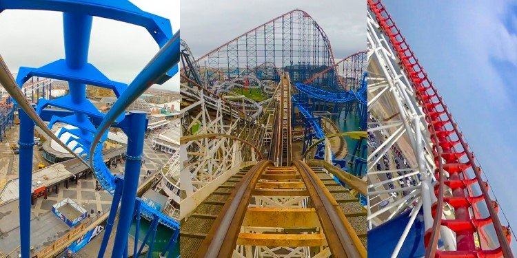 Ride All the Coasters at Blackpool Pleasure Beach!