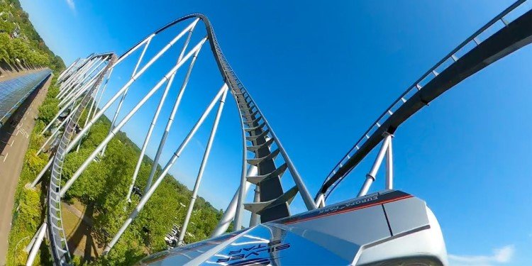 Riding Silver Star at Europa Park!