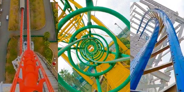 NEW Video of All the Coasters at Nagashima Spaland!